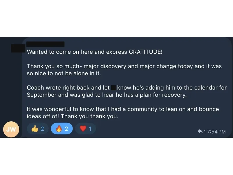Testimonial screenshot: Athlete added to coach's recruitment calendar